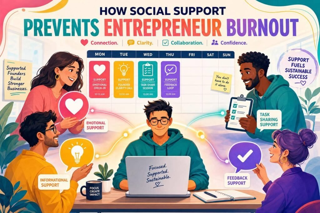 How Social Support Prevents Entrepreneur Burnout